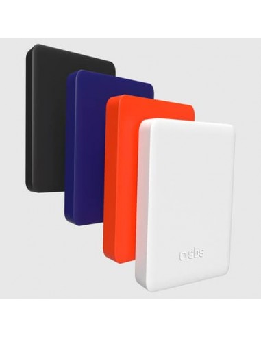 Powerbank SBS compact 5.000 mAh compatibile con MagSafe + Type C 10 W - bianco - TEBB5000MAG1CW