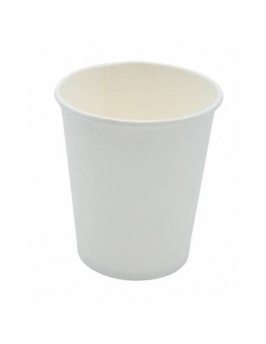 Bicchiere in cartoncino Le Nappage 20 cl senza plastica conf. 50 pz bianco 72889