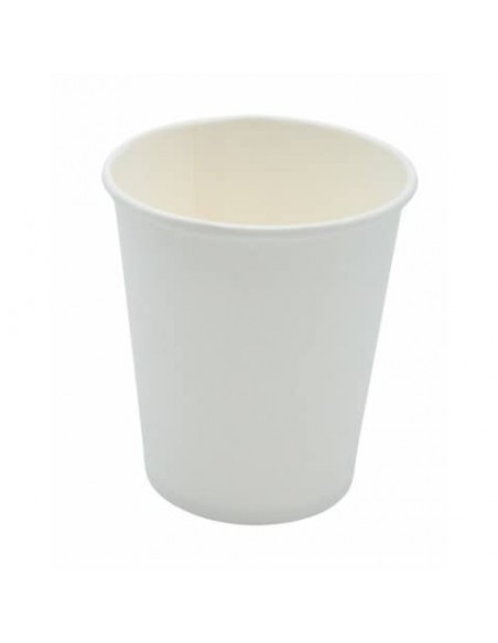 Bicchiere in cartoncino Le Nappage 20 cl senza plastica conf. 50 pz bianco 72889