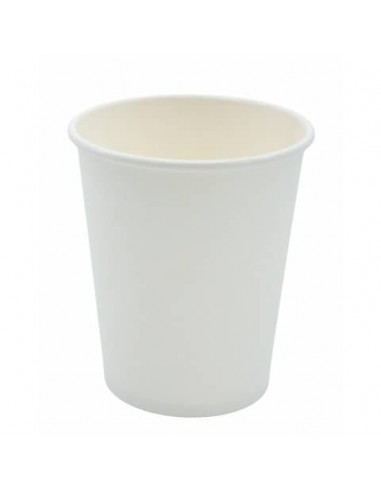 Bicchiere in cartoncino bianco Le Nappage senza plastica conf. 50 pz 24 cl 61261RC