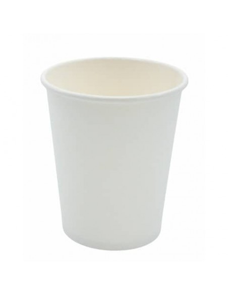 Bicchiere in cartoncino bianco Le Nappage senza plastica conf. 50 pz 24 cl 61261RC