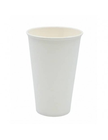 Bicchiere in cartoncino bianco Le Nappage senza plastica conf. 50 pz 33 cl 61262RC