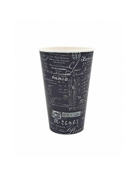 Bicchiere cocktail in cartoncino decoro Le Nappage Bistrot conf. 20 pz 33 cl 61193LN