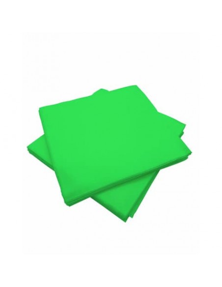 Tovaglioli monouso Le Nappage in airlaid carta a secco 40x40 cm conf. 50 pz mela verde - 8114