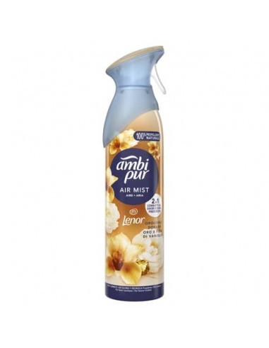 Spray per ambienti Ambi Pur Air Effects 185 ml oro e fiori di vaniglia AH108