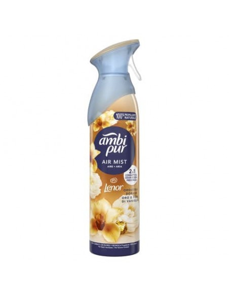 Spray per ambienti Ambi Pur Air Effects 185 ml oro e fiori di vaniglia AH108