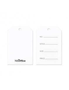 Etichette per spedizione Nikoffice bianche conf. 1000 pz 41x65 mm 42NIK143
