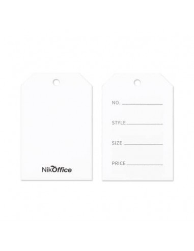 Etichette per spedizione Nikoffice bianche conf. 1000 pz 41x65 mm 42NIK143