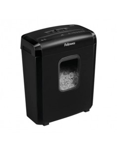 Distruggidocumenti Fellowes a miniframmento da 4x12 mm - 6 ff - ciclo continuo 5 min - 13 L - 4631101