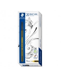 Penna a sfera Staedtler Noris Stick 434 in conf. 20 penne nero - 434 F-09