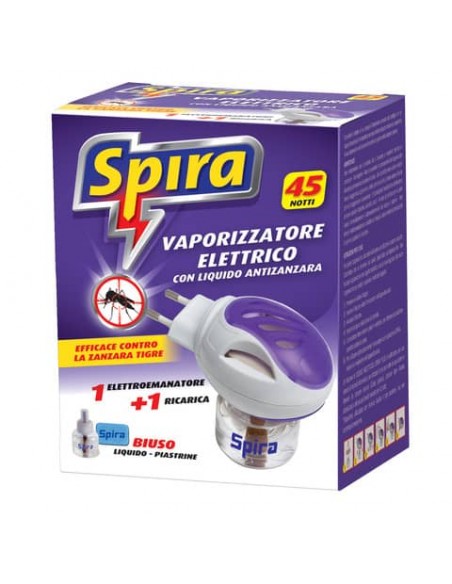 Kit vaporizzatore elettrico + ricarica liquida Spira doppio uso 10614