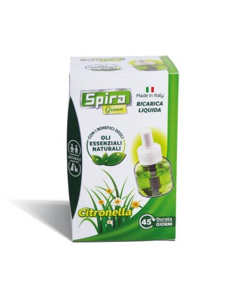 Ricarica liquida Spira Green agli oli essenziali 64706