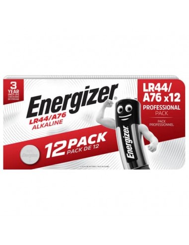 Batterie alkaline Energizer BP12 conf. 12 pz LR44/A76 E303693200