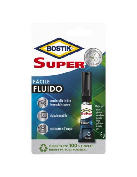 Adesivo universale istantaneo Bostik Odor Free 3 g - Super Facile Fluido 7003418