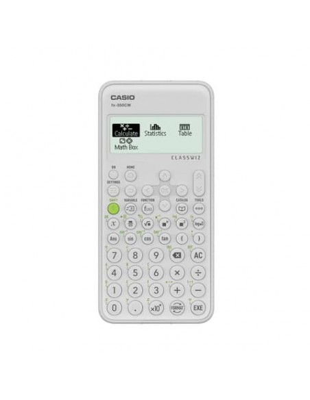 Calcolatrice scientifica CASIO ClassWiz con 274 funzioni ammessa alla maturità - bianco - FX-350CW
