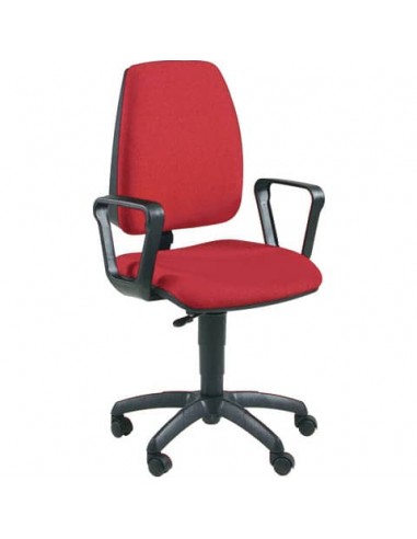 Sedia operativa girevole Unisit Jupiter JUBR Eco smart - rivestimento ignifugo bordeaux - con braccioli - JPQ/BRN/ID