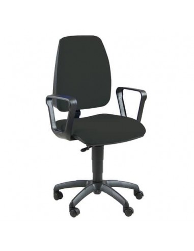 Sedia operativa girevole Unisit Jupiter JUBR Eco smart - rivestimento ignifugo nero - con braccioli - JPQ/BRN/IN