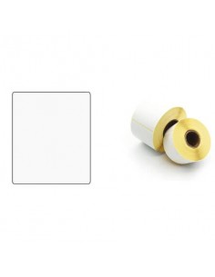Etichette ad. in rotoli per stampanti trasf. termico diretto Printex 100x100 mm bianco perman.  500 pezzi - ETE100100