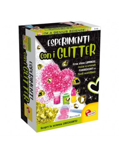 Gioco in scatola Lisciani I'm a Genius Esperimenti con i Glitter - 100194