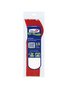 Cucchiai compact in polistirene Dopla Reusable 180 mm conf. 15 pz rosso 03955