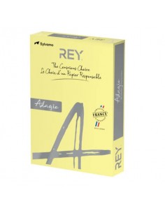 Carta colorata A3 Sylvamo Rey Adagio 80 g/m² giallo canarino 03 - Risma da 500 fogli - ADAGI080X660