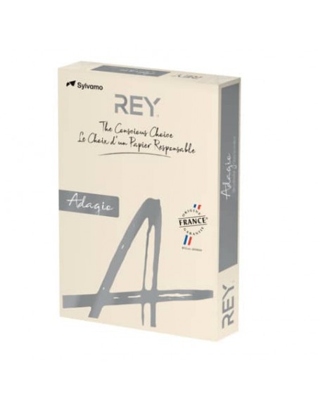 Carta colorata A4 Sylvamo Rey Adagio 160 g/m² avorio - Risma da 250 fogli - ADAGI160X475