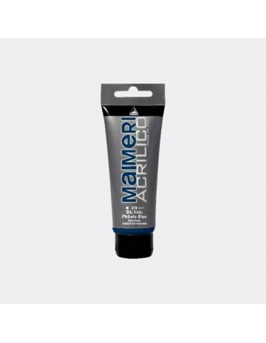 Colore acrilico Maimeri in tubetto 75 ml blu ftalo - M0916378