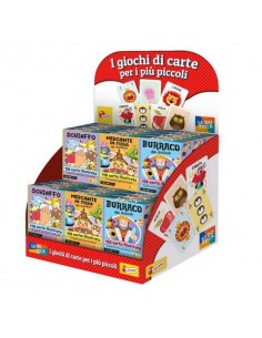 Espositore 24 giochi di carte Lisciani bambini Ludoteca - assortiti - 96718