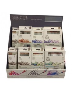 Espositore 35 confezioni di matite Winsor&Newton assortite 7654410