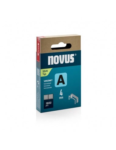 Punti tipo A 53/4 Novus per fissatrice conf. 1800 pz - a filo sottile H205304