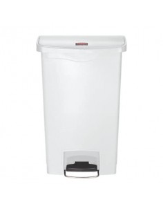 Contenitore in resina Rubbermaid Slim Jim® Step-On bianco 50 L 1883557