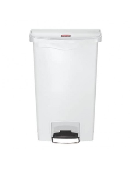 Contenitore in resina Rubbermaid Slim Jim® Step-On bianco 50 L 1883557