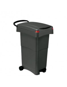Contenitore portarifiuti Nello 80 lt PP Mobil Plastic grigio antracite 151-GRN