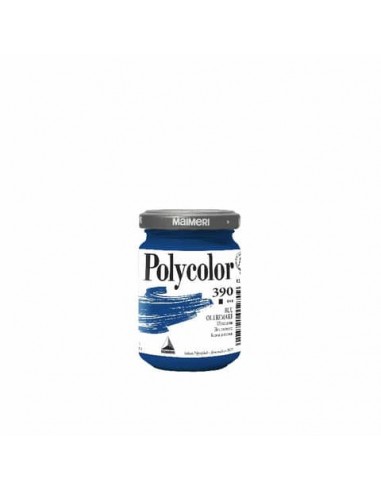 Colore vinilico fine Maimeri in vasetto 140 ml blu oltremare - M1220390