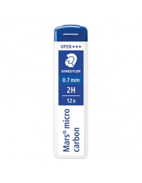 Astuccio 12 mine sottili 2H Staedtler Mars Micro Carbon 250 0