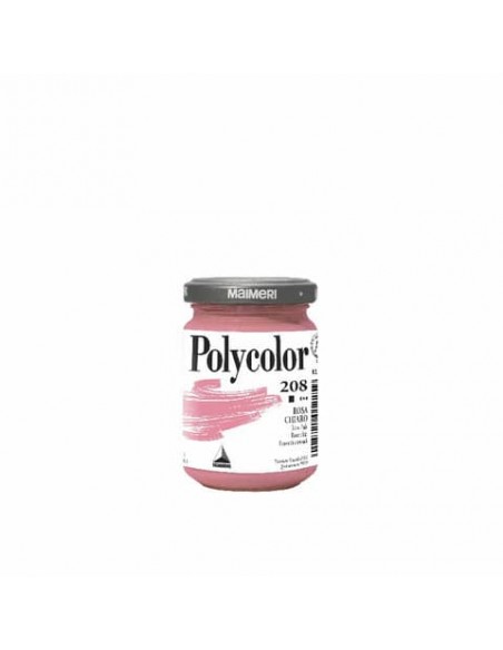 Colore vinilico fine Maimeri in vasetto 140 ml rosa chiaro - M1220208