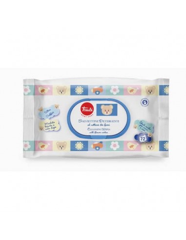 Salviettina umidificata per bambini flow pack Trudi Baby Care conf. 72 pezzi  - 00429.1