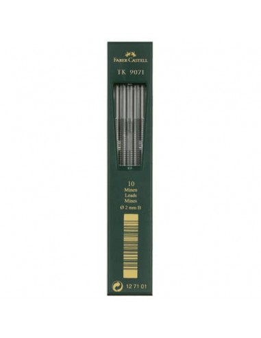 Astuccio 10 mine B Faber-Castell TK 9071 2 mm - 127101