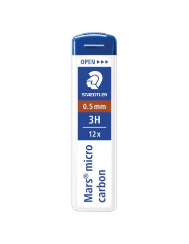 Astuccio 12 mine sottili 3H Staedtler Mars® Micro Carbon 0