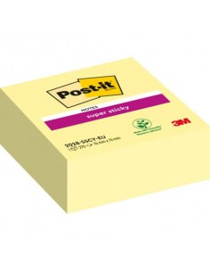 Foglietti riposizionabili Post-it® Cubo Super Sticky Notes 76x76 mm 270 ff Giallo Canary™  2028-SSCY-EU