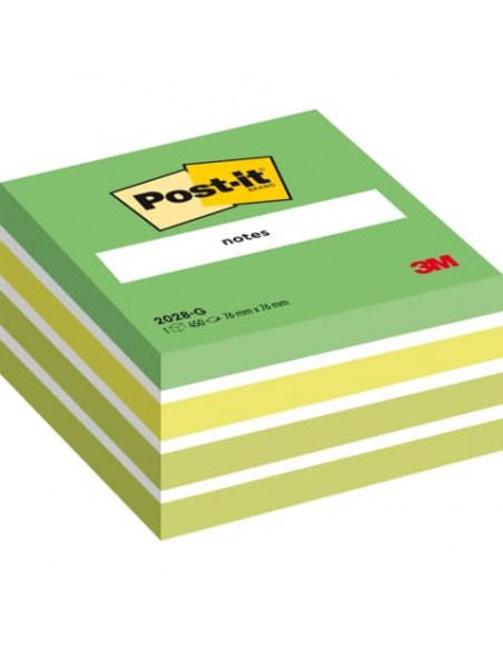 Foglietti riposizionabili Post-it® Notes Cubo Neon 76x76 mm assortiti 450 ff 2028-G