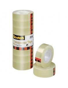 Nastro adesivo Scotch® 550 19 mm x 33 m trasparente torre da 8 rotoli 550-1933