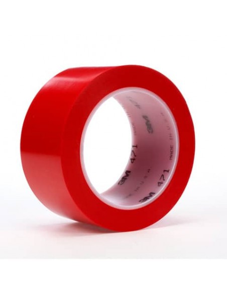 Nastro per segnaletica Scotch® 471 rotolo in vinile 51 mm x 33 m rosso 471 ROSSO