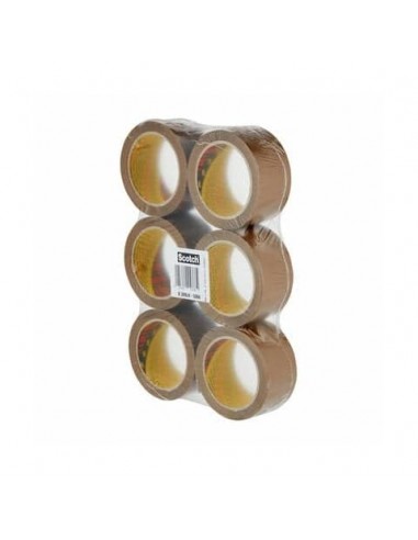 Nastro adesivo da imballo Scotch® 309 cuoio universale e silenzioso 50 mm X 60 m marrone  Conf. 6 pezzi - 309 AV