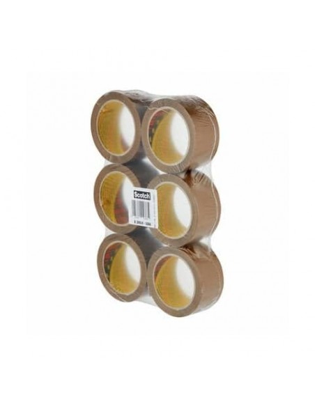 Nastro adesivo da imballo Scotch® 309 cuoio universale e silenzioso 50 mm X 60 m marrone  Conf. 6 pezzi - 309 AV