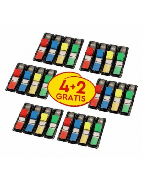 Post-it® Index Mini con dispenser rosso