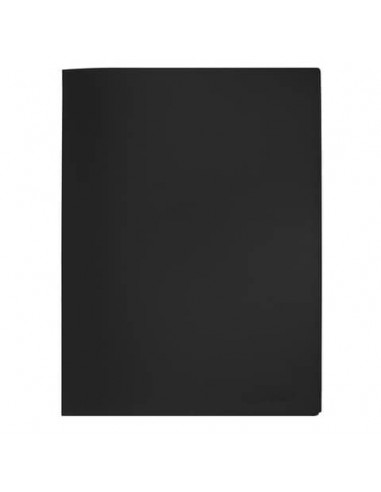 Portalistini in polipropilene con 30 tasche Q-Connect formato A4 - nero opaco - KF01256