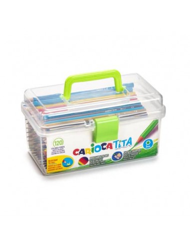 Matite colorate Carioca Tita Ø 3 mm - conf. da 120 colori assortiti - 42800