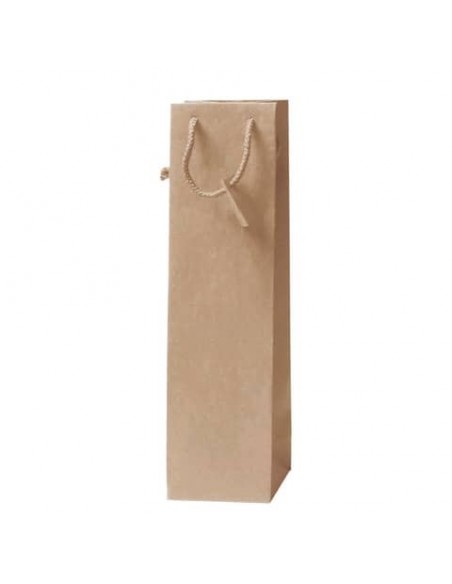 Borsa portabottiglie in carta Kraft Decoration avana - 10x9x39 cm - conf. 10 pz - BCA334NA -13