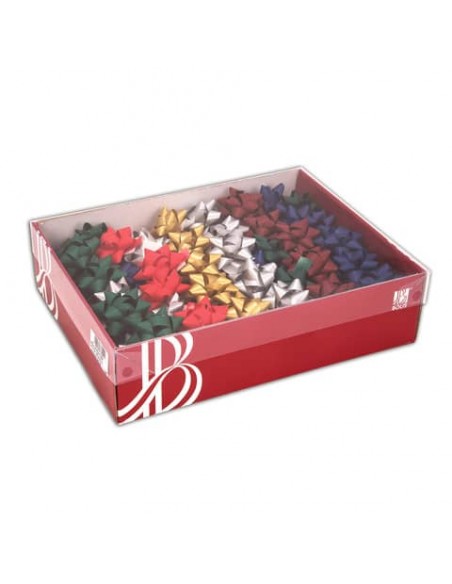 Coccarda di carta Bolis Ø 9 cm - Christmas - conf. 70 pz in colori assortiti - 59101972248